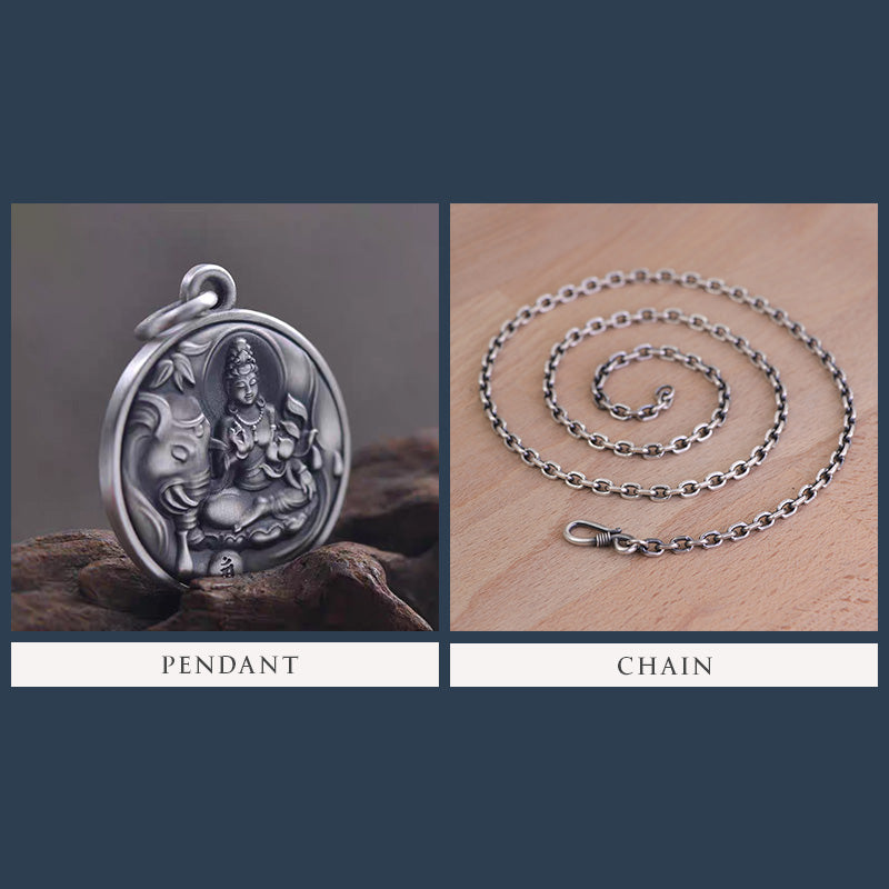 Framed Goddess of Mercy Pendant
