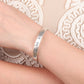 Silver Om Mani Padme Hum Bracelet