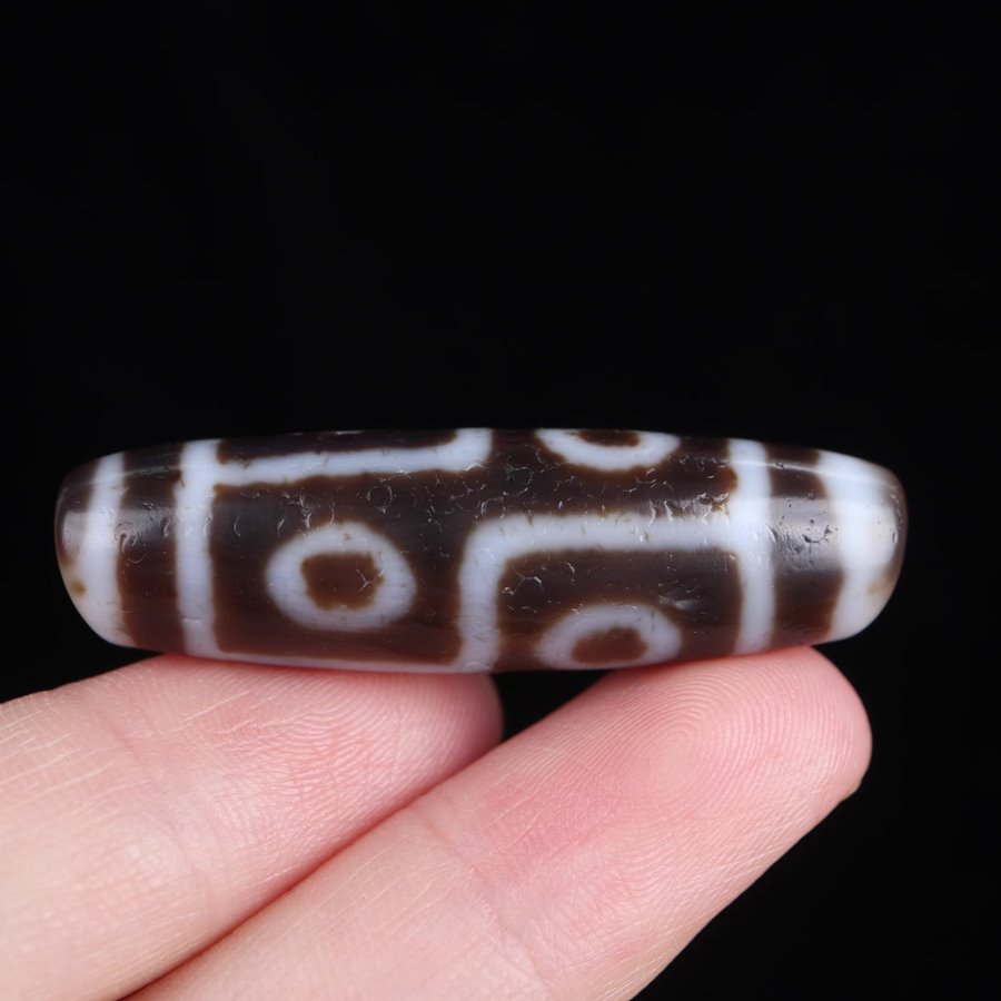 Sixfold Perception Amulet 6 Eye Dzi Bead