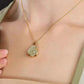 Small Light Green Buddha Necklace