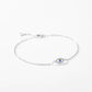 Sterling Silver Evil Eye Bracelet