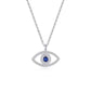 Sterling Silver Evil Eye Necklace