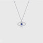 Sterling Silver Evil Eye Necklace