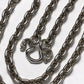 Thick Cable Chain Necklace Dharma M-Hook Clasp