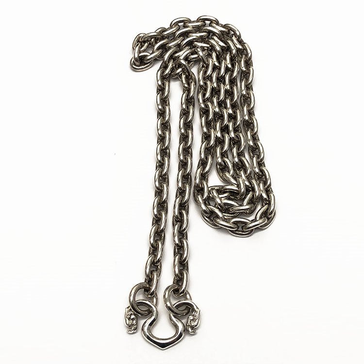 Thick Cable Chain Necklace Dharma M-Hook Clasp