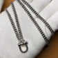 Thick Curb Chain Necklace Connector Link Clasp