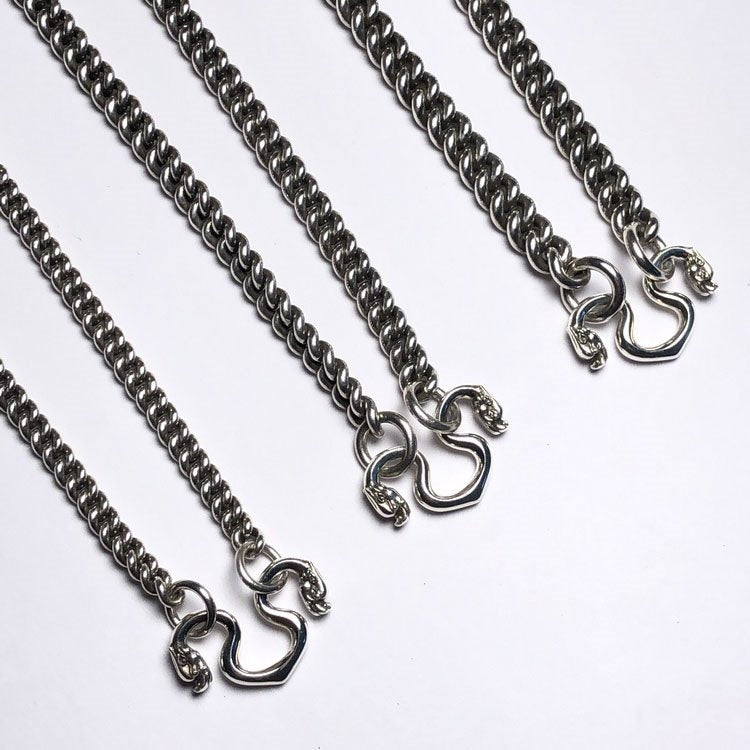 Thick Curb Chain Necklace Dharma M-Hook Clasp