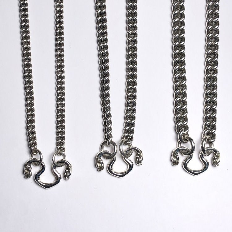 Thick Curb Chain Necklace Dharma M-Hook Clasp