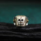 Vintage Tibet Mammoth Tusk Ivory Skull Ring