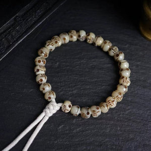 Tibet Yak Bone Skull Mala