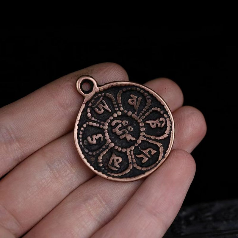 Tibetan Amulet Pendant-Mantrapiece