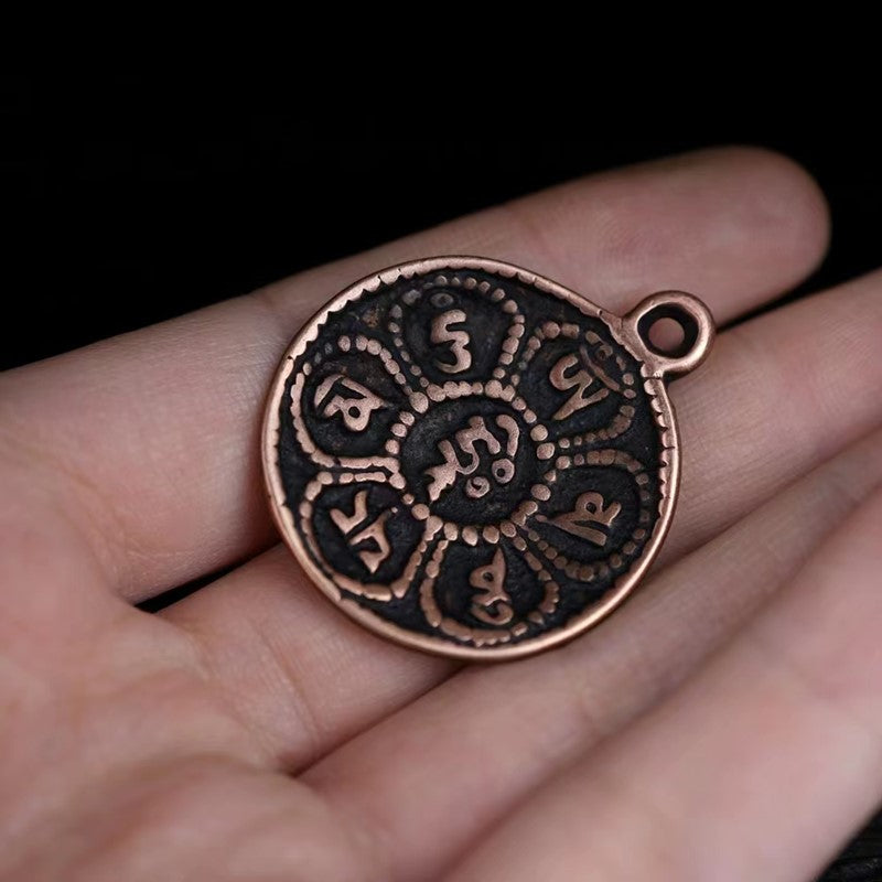 Tibetan Amulet Pendant-Mantrapiece