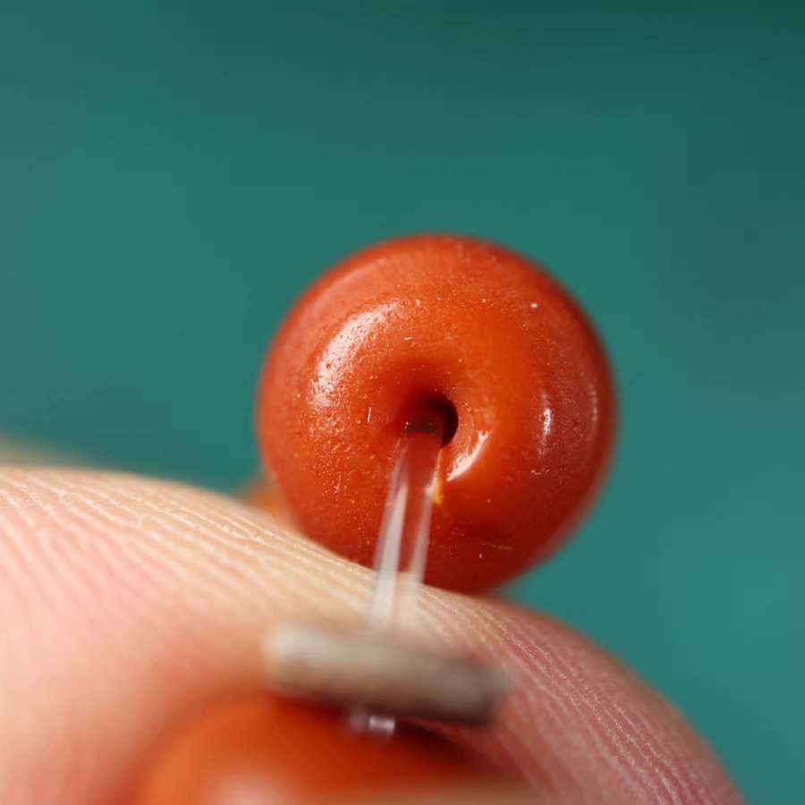 Tibetan Beeswax Amber Wrist Mala