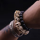 Tibetan Deer Antler Impermanence Skull Mala Bracelet