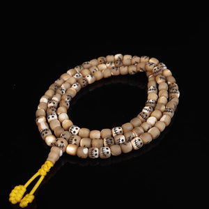 Tibetan Fish Bone Skull Beads