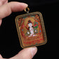 Tibetan Hand-Painted Akasagarbha Thangka Pendant