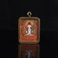 Tibetan Hand-Painted Akasagarbha Thangka Pendant