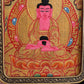 Tibetan Hand-Painted Amitabha Buddha Thangka Pendant