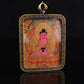 Tibetan Hand-Painted Amitabha Buddha Thangka Pendant