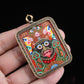Tibetan Hand-Painted Zakiram Thangka Pendant