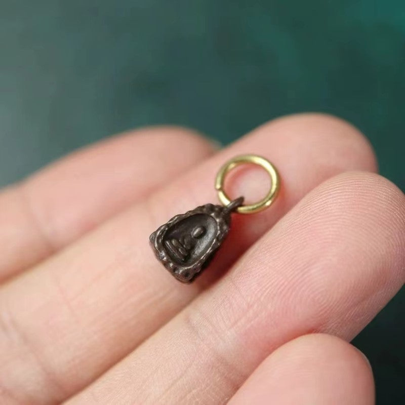 Vintage Tibetan Iron Mala Pendant