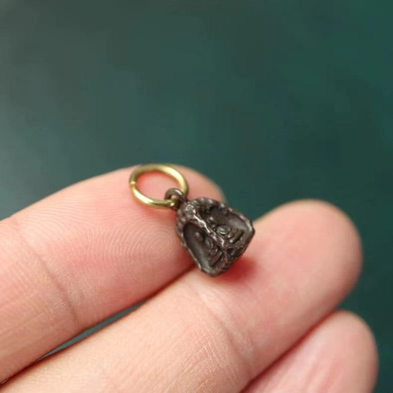 Vintage Tibetan Iron Mala Pendant