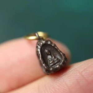 Vintage Tibetan Iron Mala Pendant