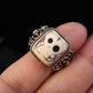 Old Tibetan Mammoth Ivory Skull Ring