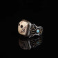 Old Tibetan Mammoth Ivory Skull Ring