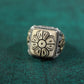 VIntage Tibetan Mammoth Ivory Vajra Ring