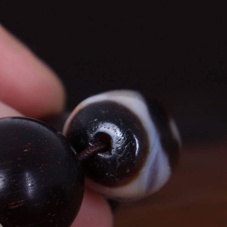 Tibetan Rosewood Wrist Mala Beads