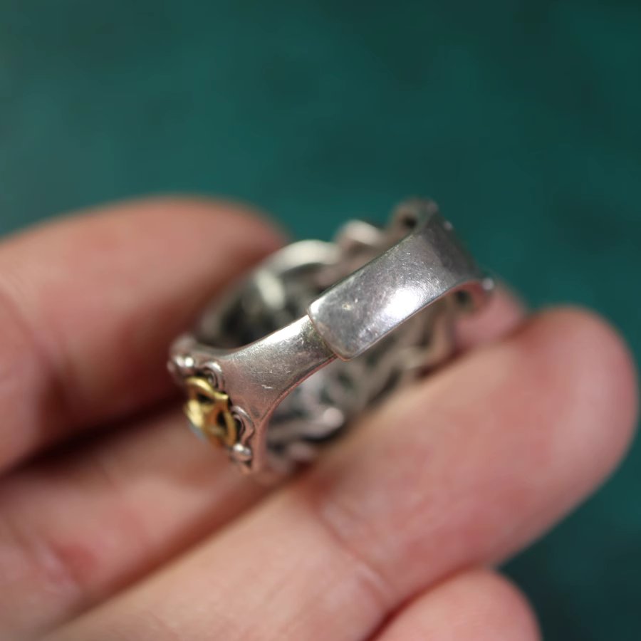 Vintage Tibetan Turquoise Ring