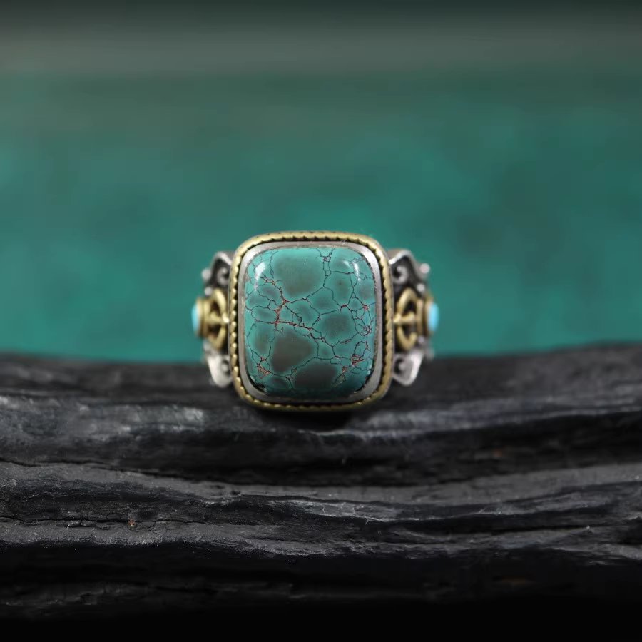 Vintage Tibetan Turquoise Ring