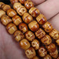 Tibetan Yak Bone Impermanence Skull Mala Beads