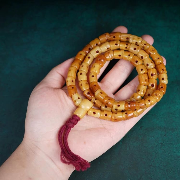 Tibetan Yak Bone Skull Beads