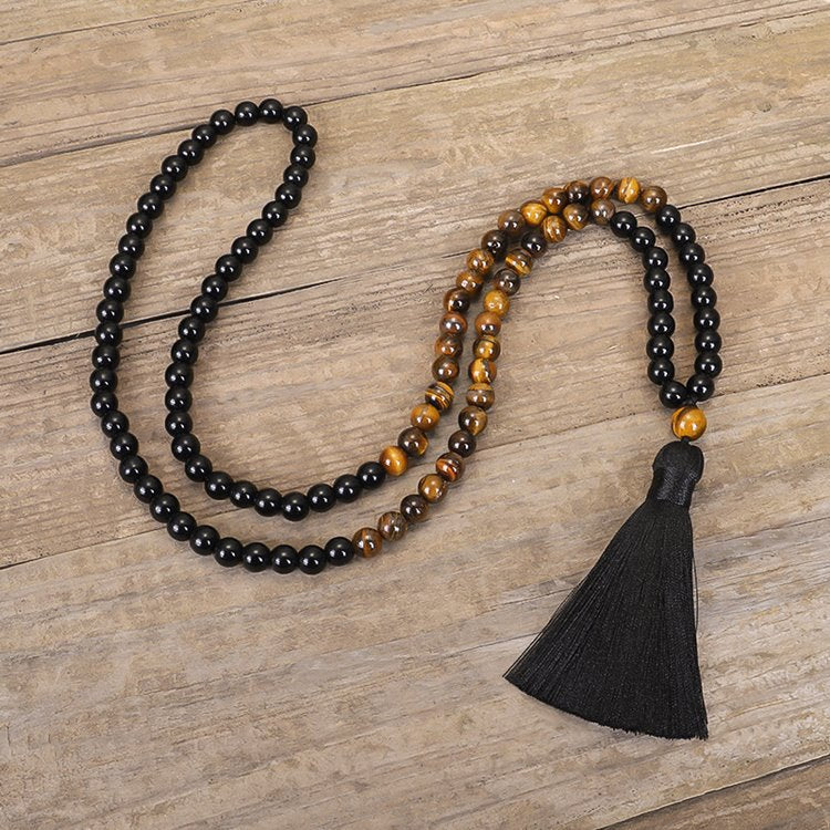 Tigers Eye Mala Beads for Meditation