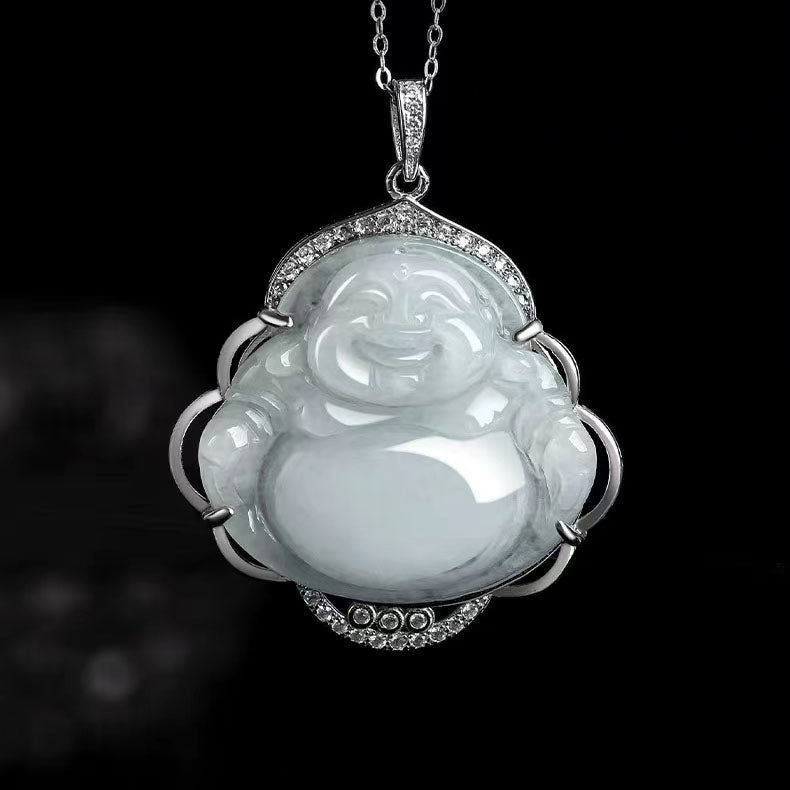 White orders Jade Buddha Pendant.,.