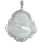 White Jade Buddha Necklace