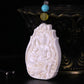 Wrathful One Ivory Acala Buddha Pendant