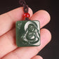 Laughing Buddha Jade Pendant