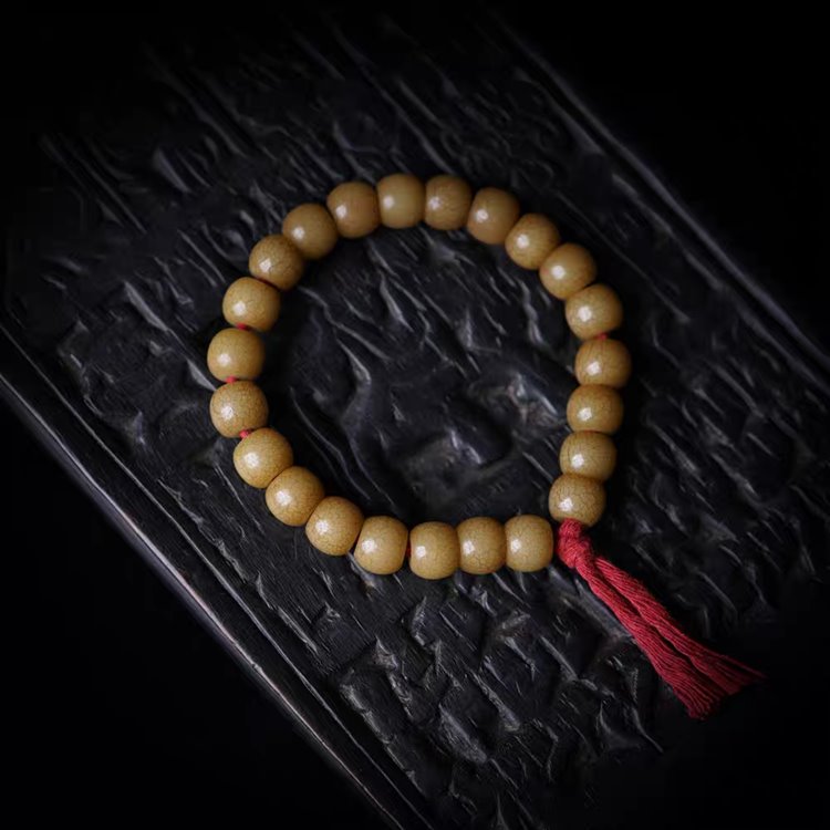 Bodhi Root Tiger Teeth Dzi Tibetan Beads Mala