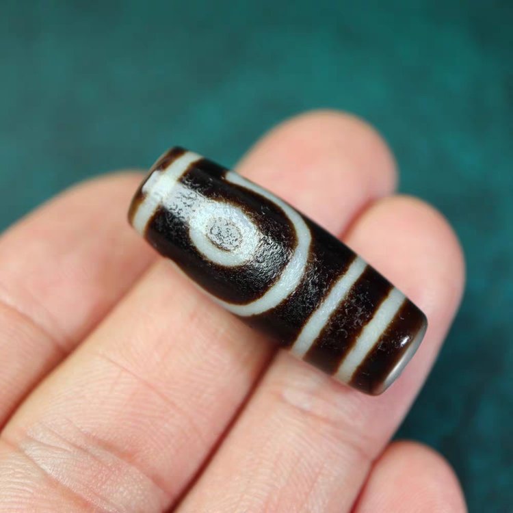 True Nature of Mind Talisman 2 Eye Dzi Bead