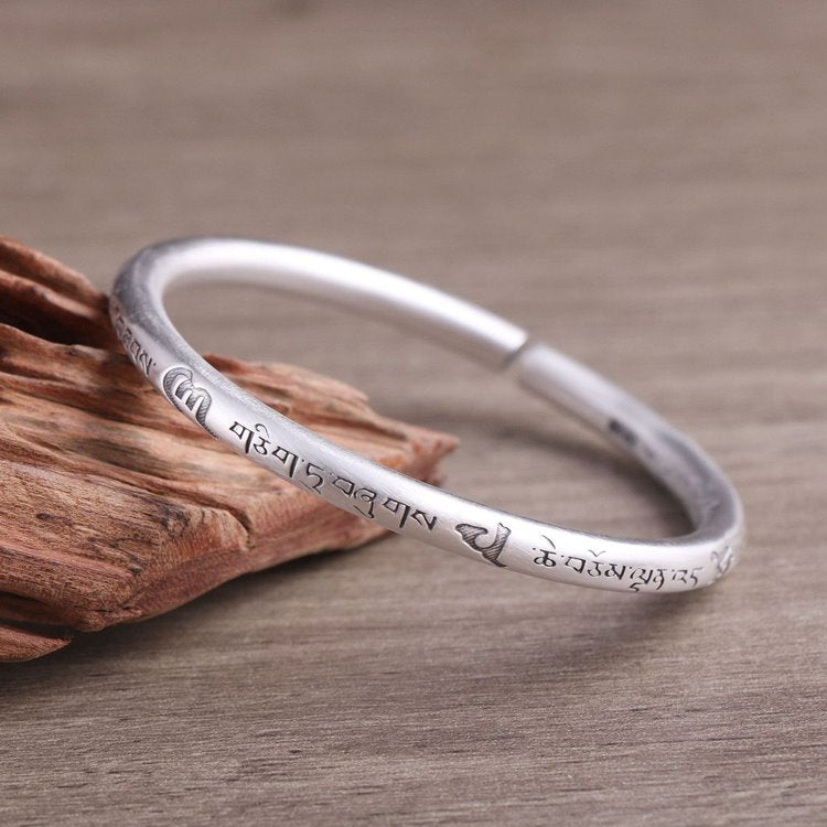 Real Om Mani Padme Hum Buddha Bracelet