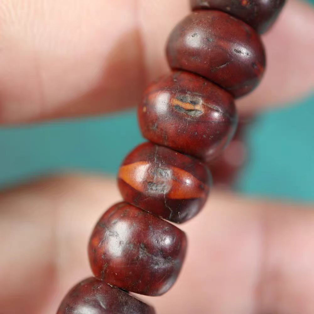Old Tibetan Bodhi Seed Wrist Mala