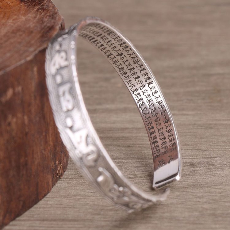 Mens Om Mani Padme Hum Buddha Bracelet