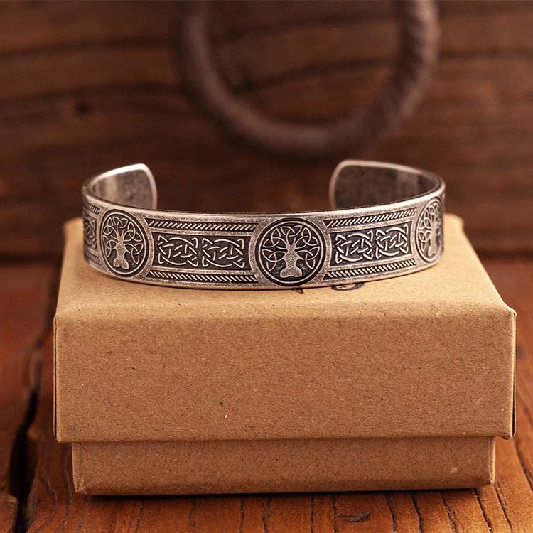 Yggdrasil Tree of Life Celtic Knot Bracelet