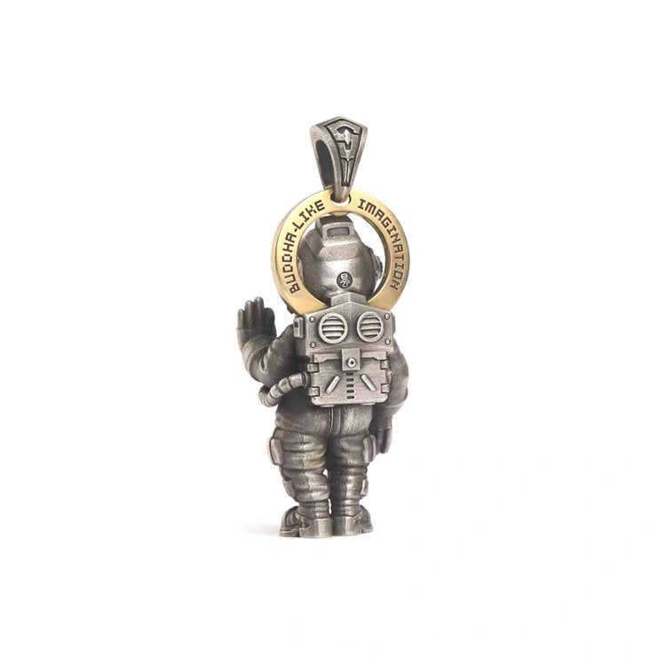 Astronaut Buddha Pendant