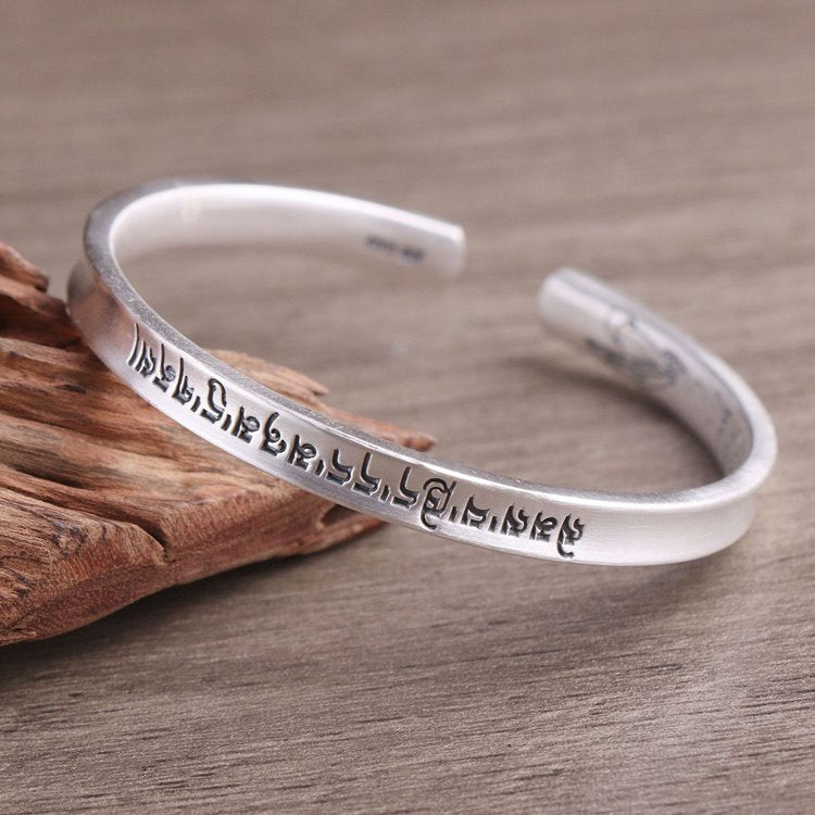 Buddha Mantra Charm Bracelet