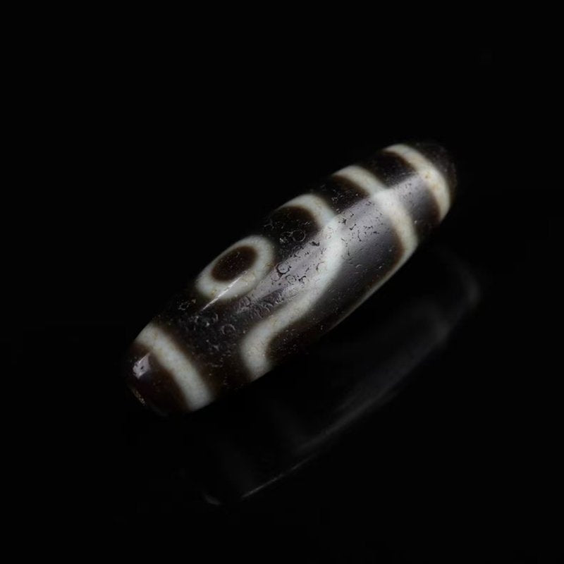 Perfecting Twofold Merit Talisman 2 Eye Dzi Bead