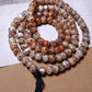 Tibetan Yak Bone Mens Mala Necklace